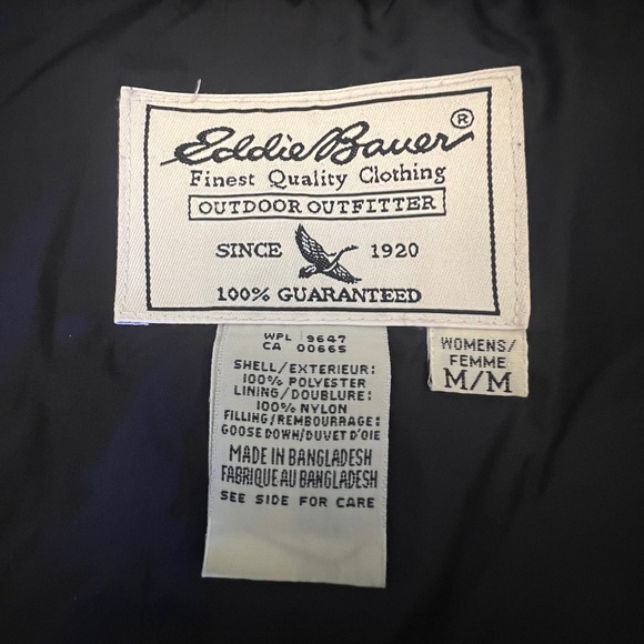 Eddie Bauer Women's Goose Down Quilted Puffer Vest, Size Medium - Picture 11 of 13